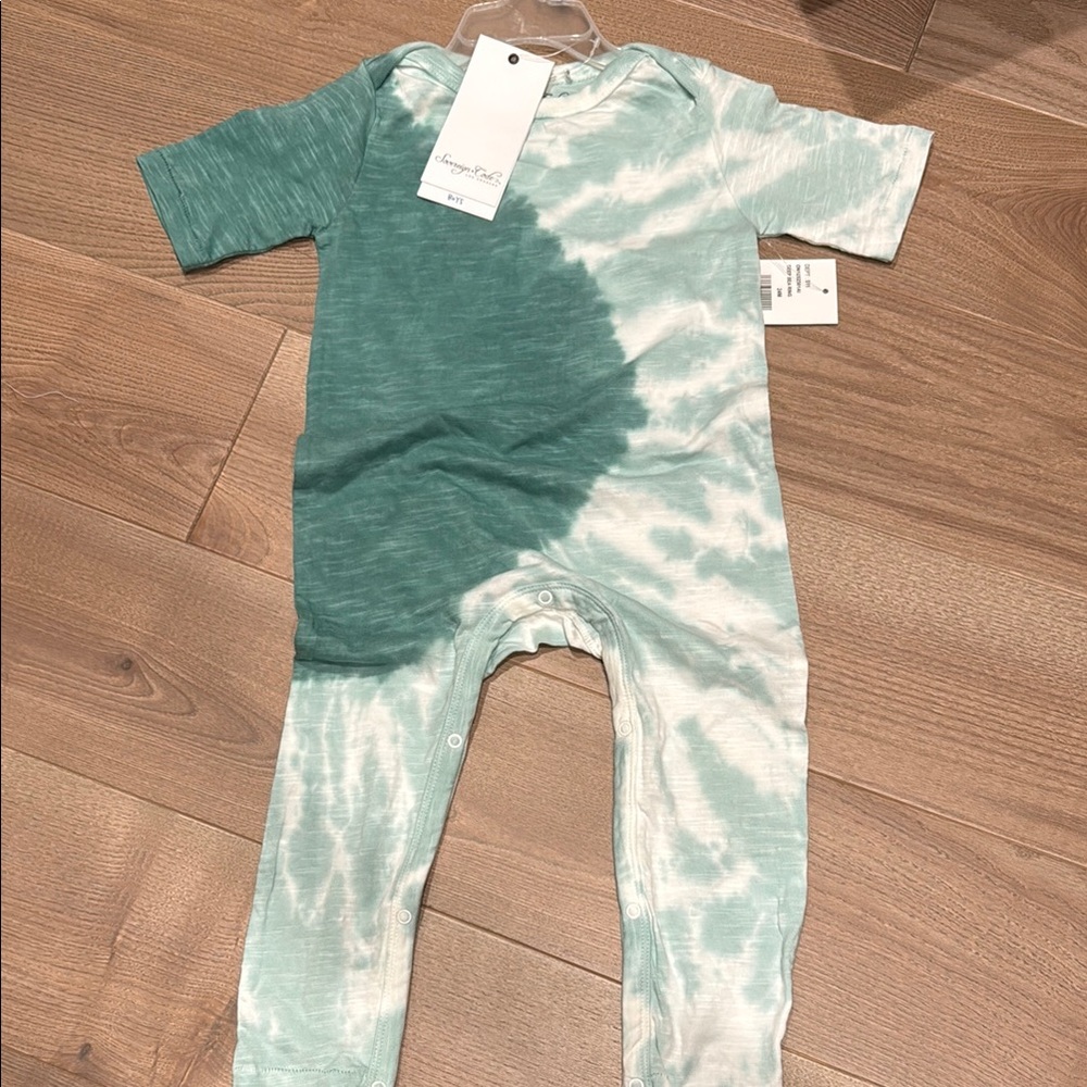Sovereign Code Green and White Tie-Dye Footies